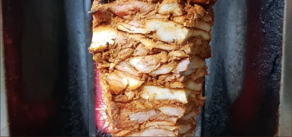 Steak Chicken Kebab am Drehspieß
